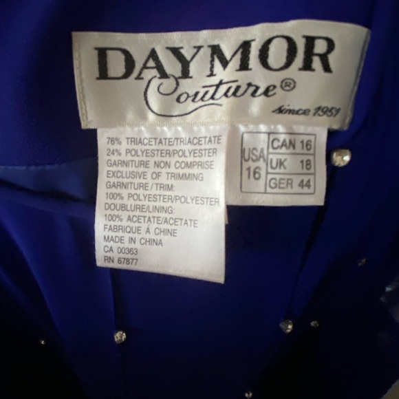 Elegant evening dress with matching jacket - Daymor Couture - Picture 4 of 6